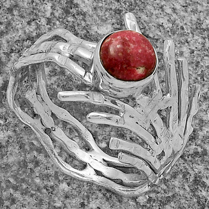 Natural Pink Thulite - Norway Ring size-8 R-1401 SDR175427