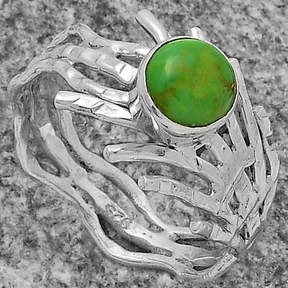 Copper Green Turquoise - Arizona Ring size-8.5 R-1401 SDR175433