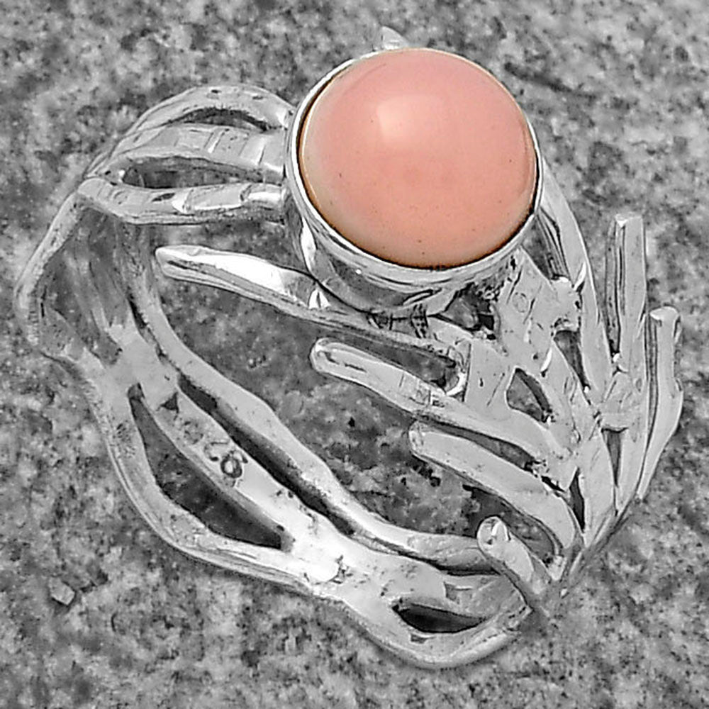 Natural Pink Opal - Australia Ring size-7 R-1401 SDR175447