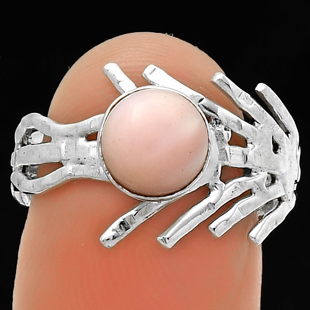 Natural Pink Opal - Australia Ring size-8 R-1401 SDR175449