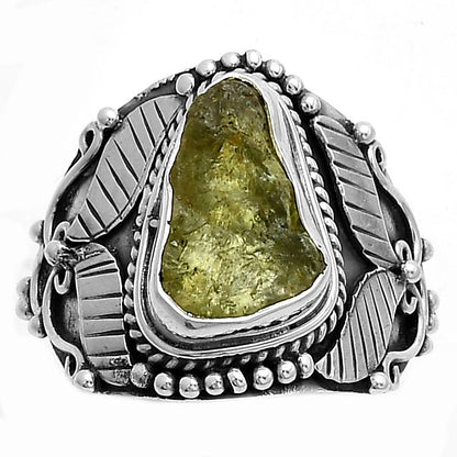 Southwest - Rare Kornerupine Rough Ring size-8.5 R-1507 SDR175490