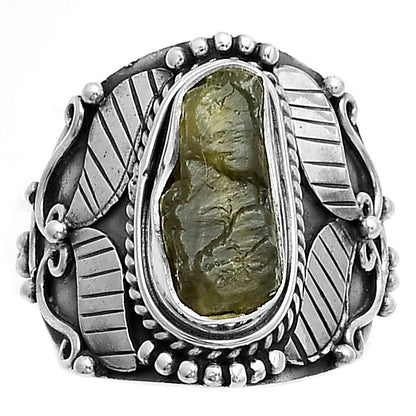 Southwest Style Rare Kornerupine Rough Ring size-7 R-1507 SDR175495