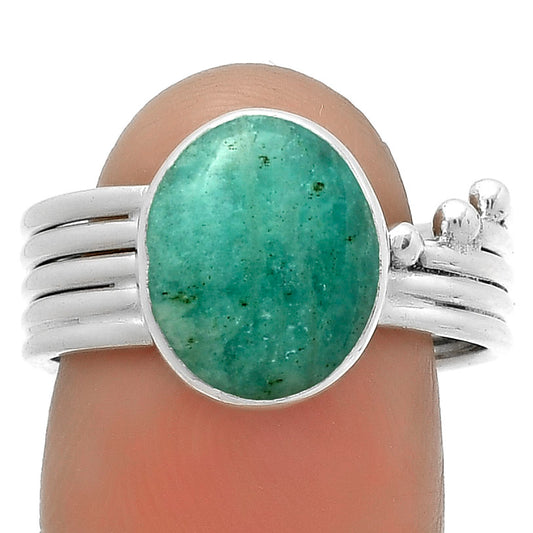 Natural Paraiba Amazonite Ring size-8.5 R-1492 SDR175541