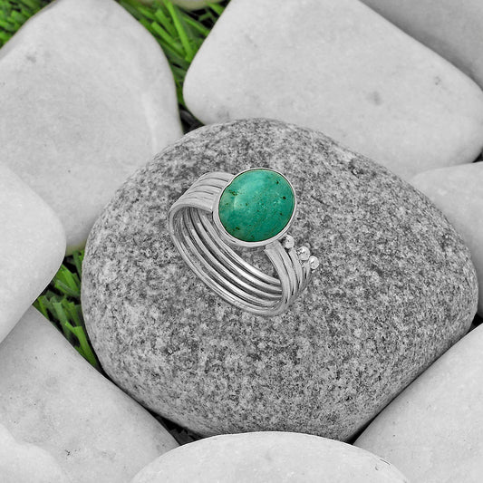 Natural Paraiba Amazonite Ring size-8.5 R-1492 SDR175541