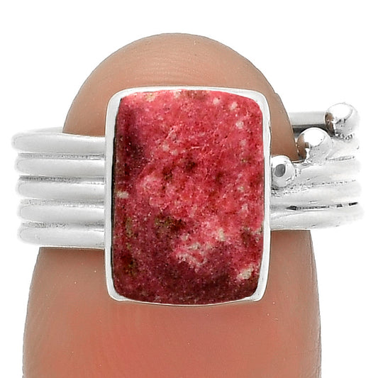 Natural Pink Thulite - Norway Ring size-7 R-1492 SDR175552