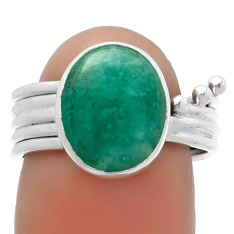 Natural Paraiba Amazonite Ring size-7 R-1492 SDR175580
