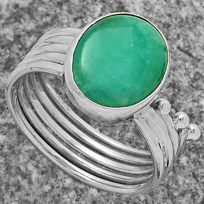 Natural Paraiba Amazonite Ring size-7 R-1492 SDR175580