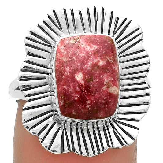 Natural Pink Thulite - Norway Ring size-8 R-1086 SDR175590