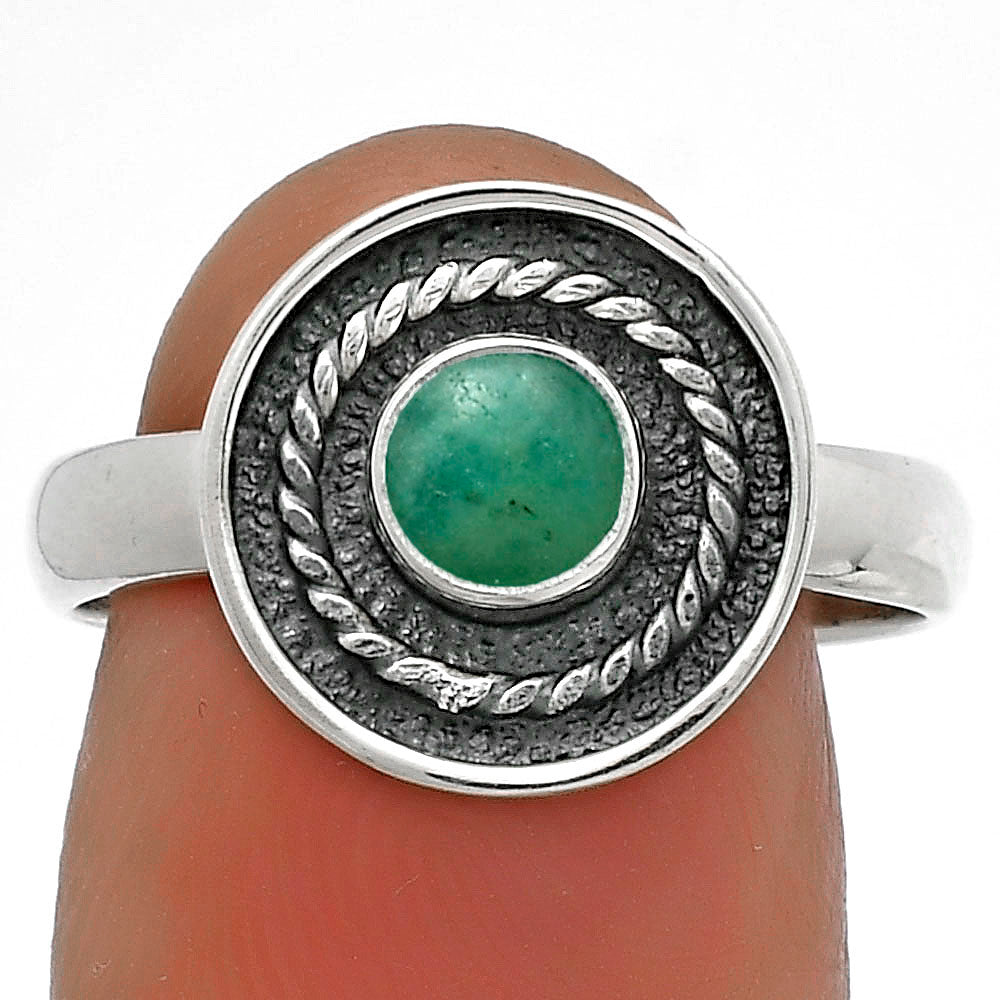 Natural Paraiba Amazonite Ring size-8 R-1439 SDR175700