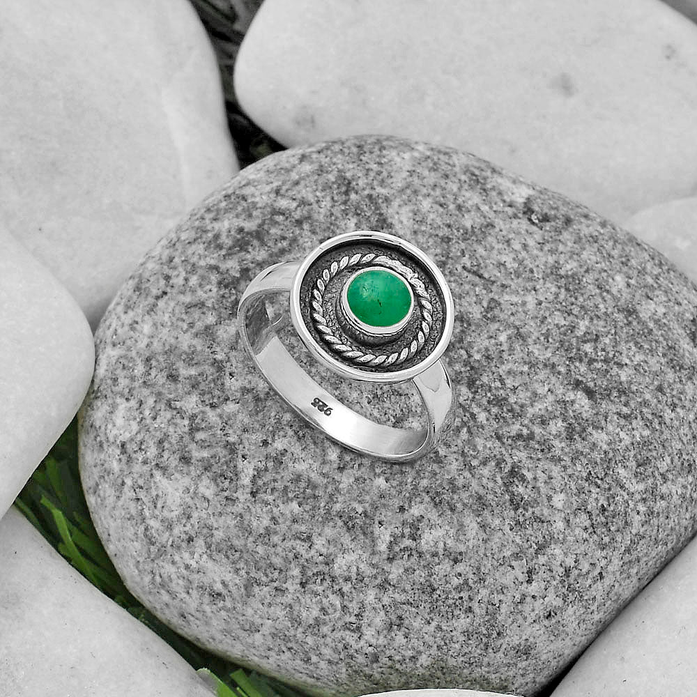 Natural Paraiba Amazonite Ring size-8 R-1439 SDR175700