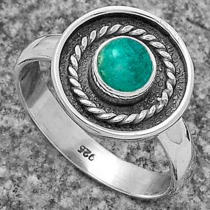 Natural Paraiba Amazonite Ring size-7 R-1439 SDR175703