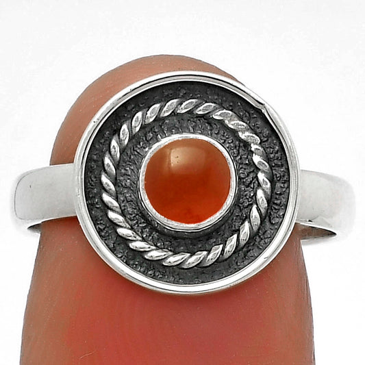 Natural Carnelian Ring size-7 R-1439 SDR175726