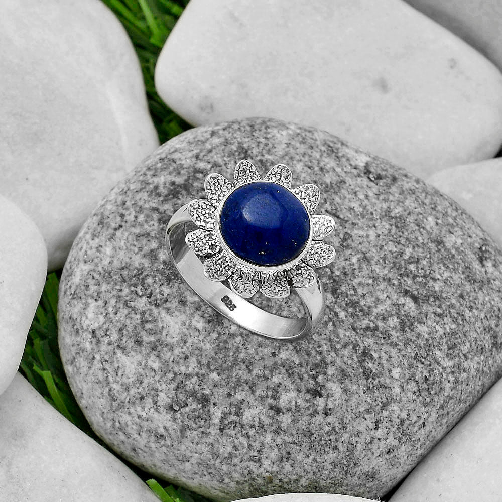 Natural Lapis - Afghanistan Ring size-9 R-1241 SDR175738