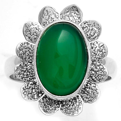 Natural Green Onyx Ring size-8.5 R-1241 SDR175739