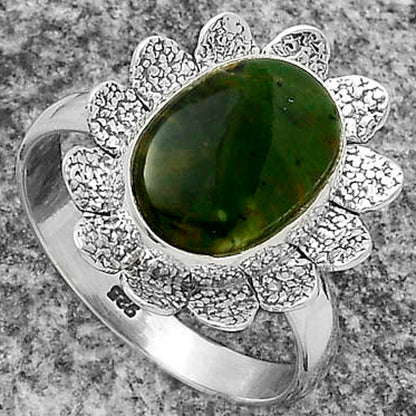 Natural Chrome Chalcedony Ring size-9 R-1241 SDR175741