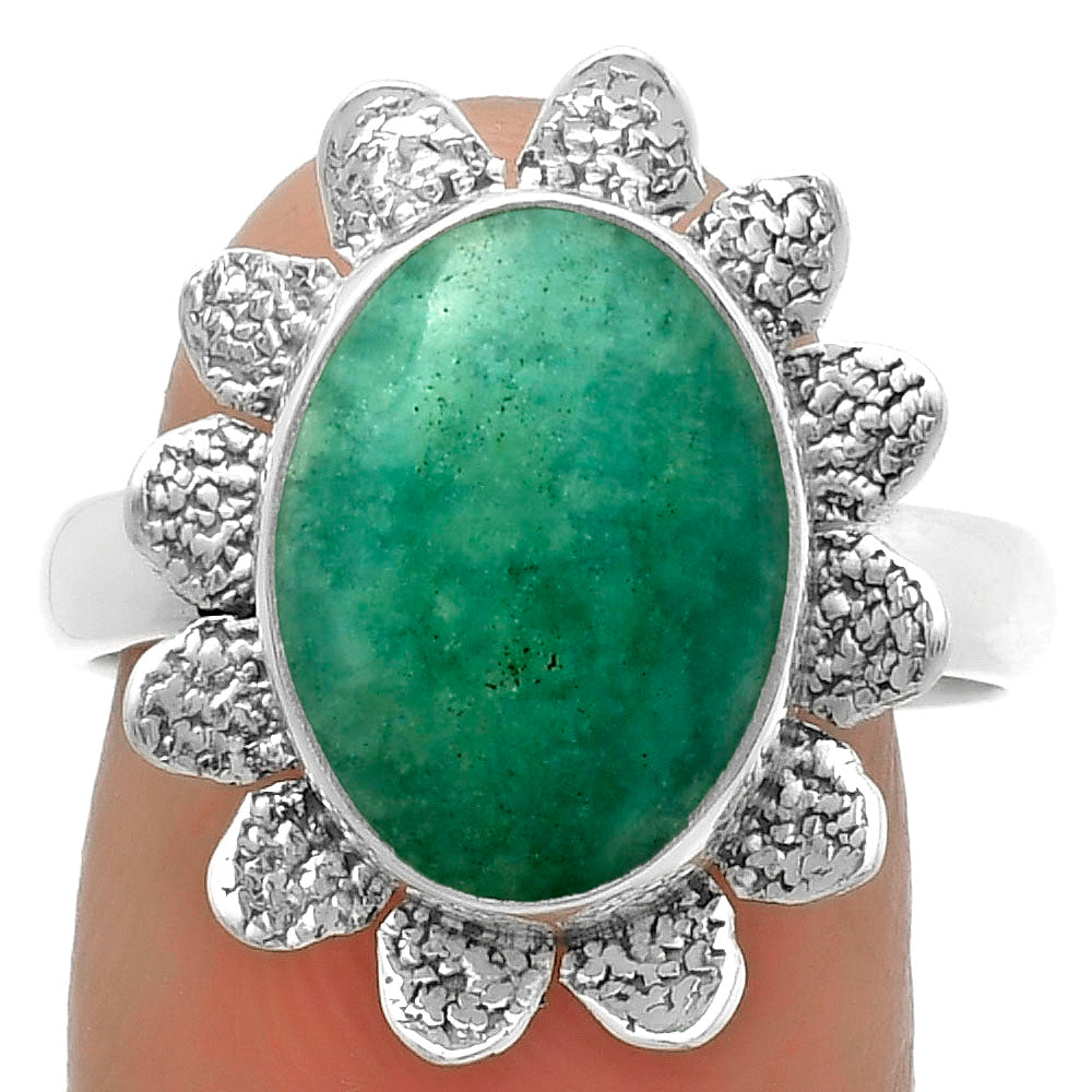 Natural Paraiba Amazonite Ring size-8.5 R-1241 SDR175748