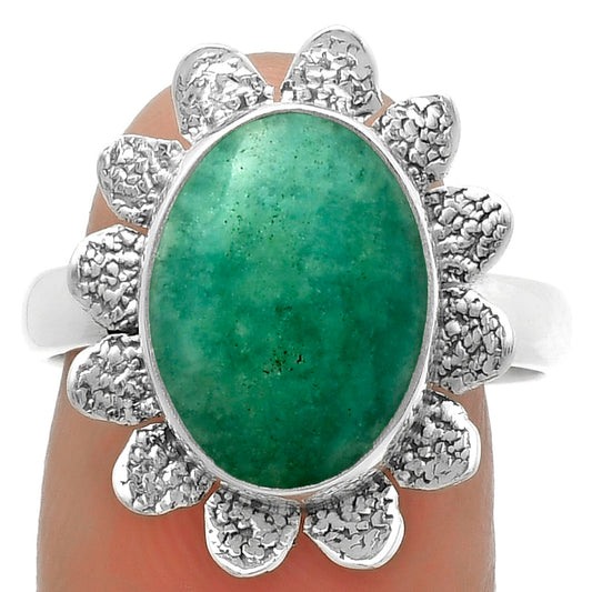 Natural Paraiba Amazonite Ring size-8.5 R-1241 SDR175748