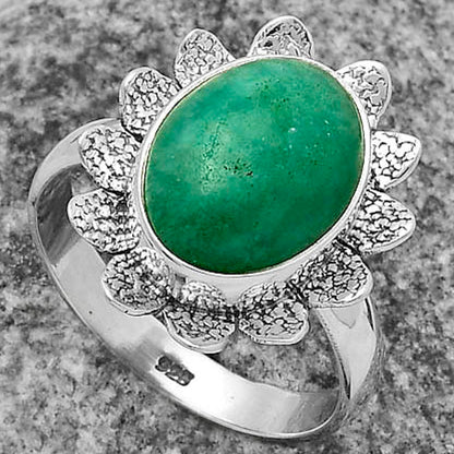 Natural Paraiba Amazonite Ring size-8.5 R-1241 SDR175748