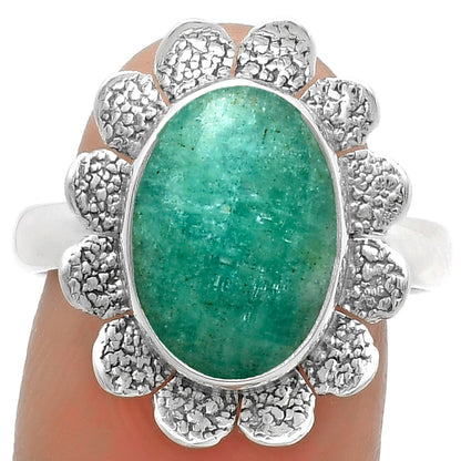 Natural Paraiba Amazonite Ring size-9 R-1241 SDR175751