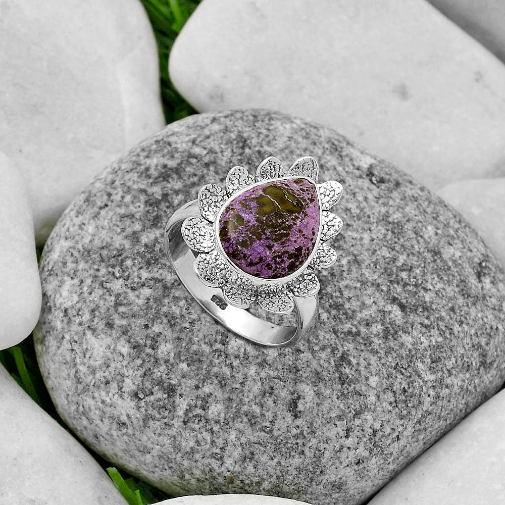 Natural Purpurite - South Africa Ring size-8 R-1241 SDR175755