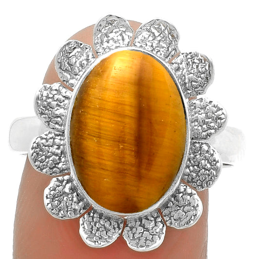 Natural Tiger Eye - Africa Ring size-9.5 R-1241 SDR175781
