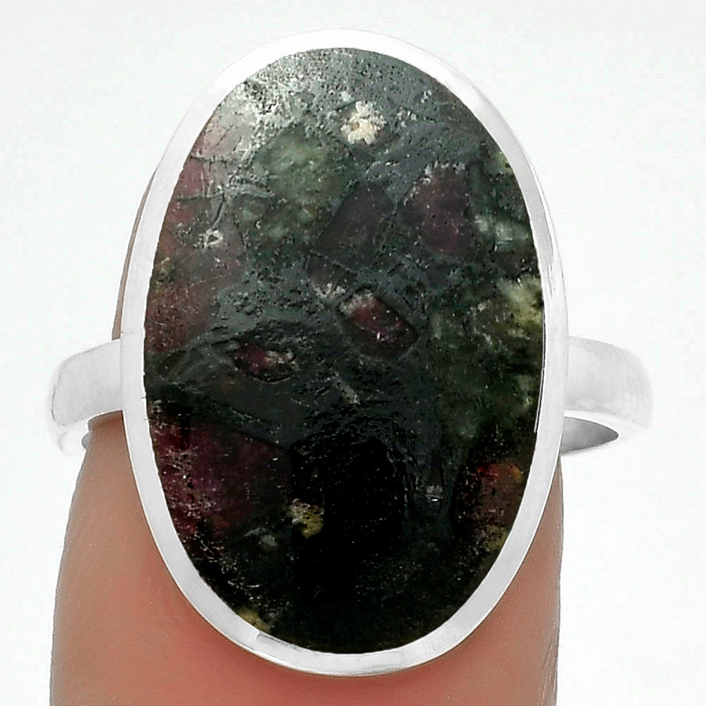 Natural Russian Eudialyte Ring size-8.5 R-1004 SDR175922