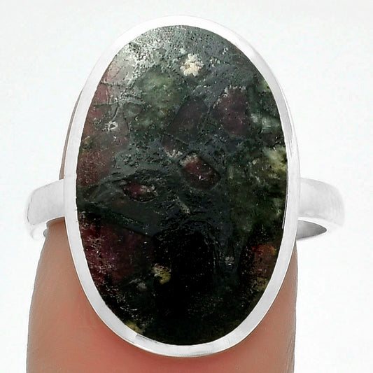 Natural Russian Eudialyte Ring size-8.5 R-1004 SDR175922