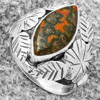 Southwest Design - Rare Cady Mountain Agate Ring size-7.5 R-1352 SDR176206