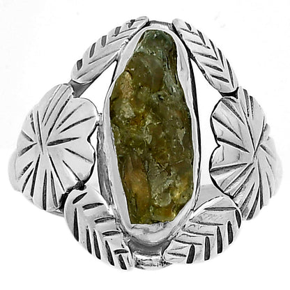 Southwest Design - Rare Kornerupine Rough Ring size-7 R-1352 SDR176215