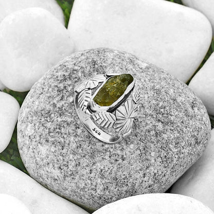 Southwest Design - Rare Kornerupine Rough Ring size-7 R-1352 SDR176215