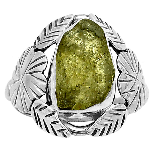 Southwest Design - Rare Kornerupine Rough Ring size-7.5 R-1352 SDR176219