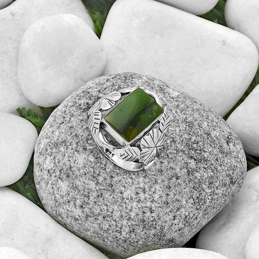 Southwest Design Chrome Chalcedony Ring size-8.5 R-1352 SDR176256