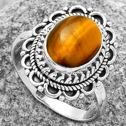 Natural Tiger Eye - Africa Ring size-9 R-1256 SDR176489