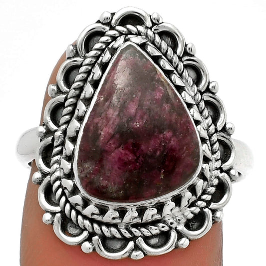 Natural Tourmaline Quartz Ring size-8 R-1256 SDR176499