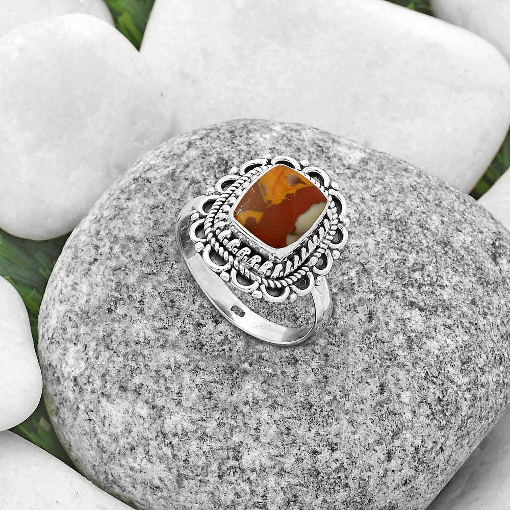 Natural Noreena Jasper Ring size-7.5 R-1256 SDR176508