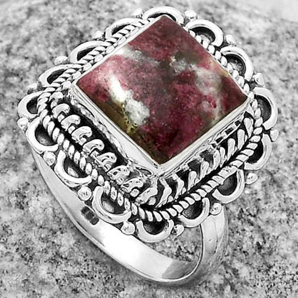 Natural Tourmaline Quartz Ring size-8 R-1256 SDR176523