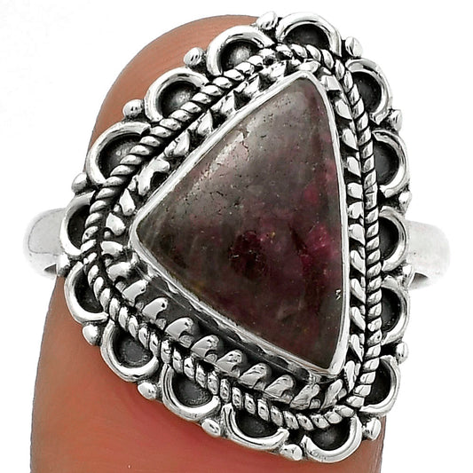 Natural Tourmaline Quartz Ring size-8.5 R-1256 SDR176524