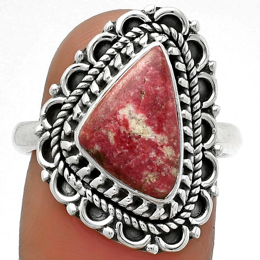 Natural Pink Thulite - Norway Ring size-8 R-1256 SDR176528