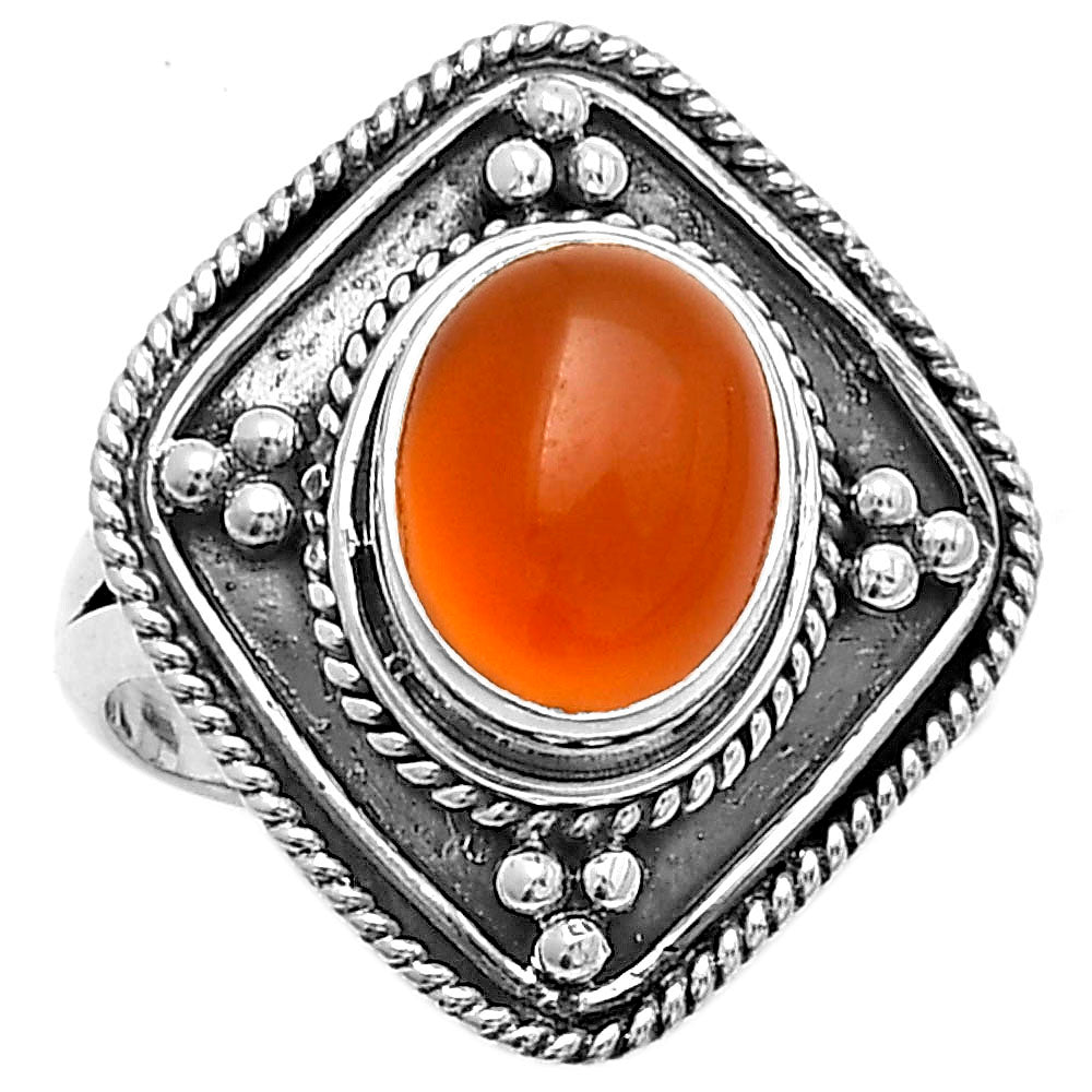 Natural Carnelian Ring size-7 R-1258 SDR176605