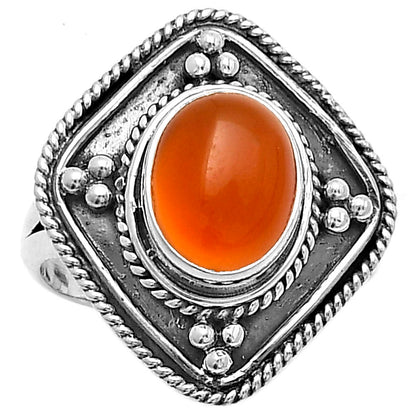 Natural Carnelian Ring size-7 R-1258 SDR176605