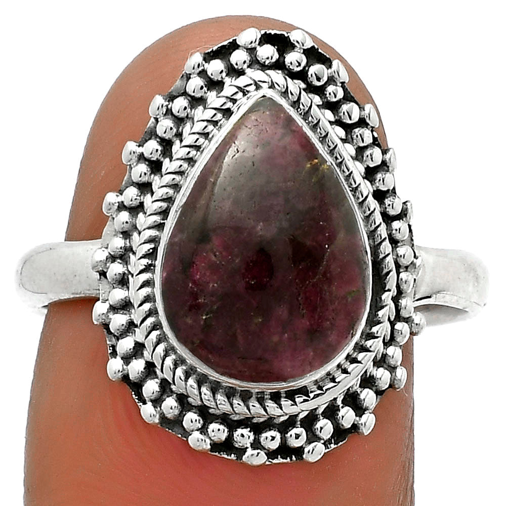 Natural Tourmaline Quartz Ring size-9 R-1332 SDR176645