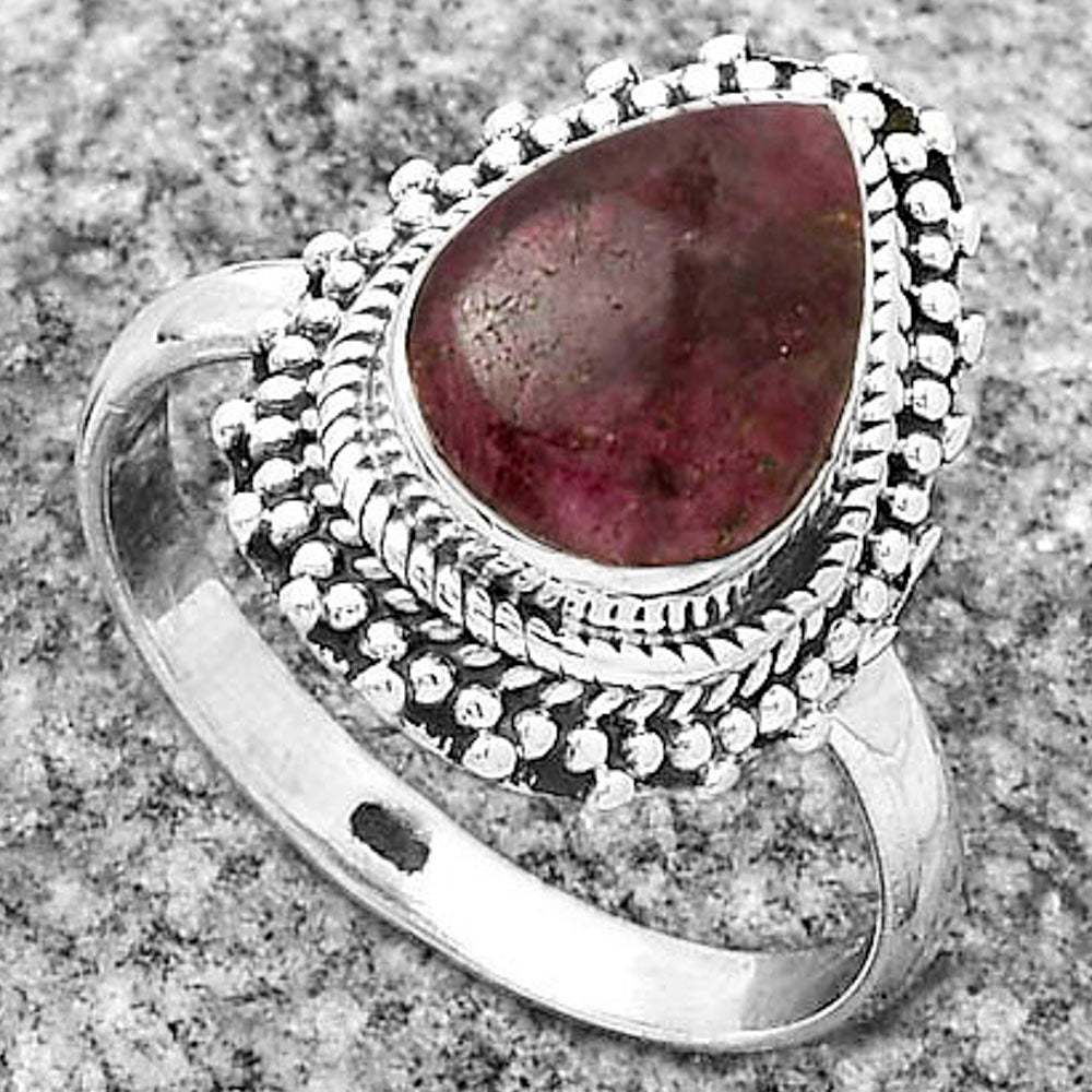 Natural Tourmaline Quartz Ring size-9 R-1332 SDR176645