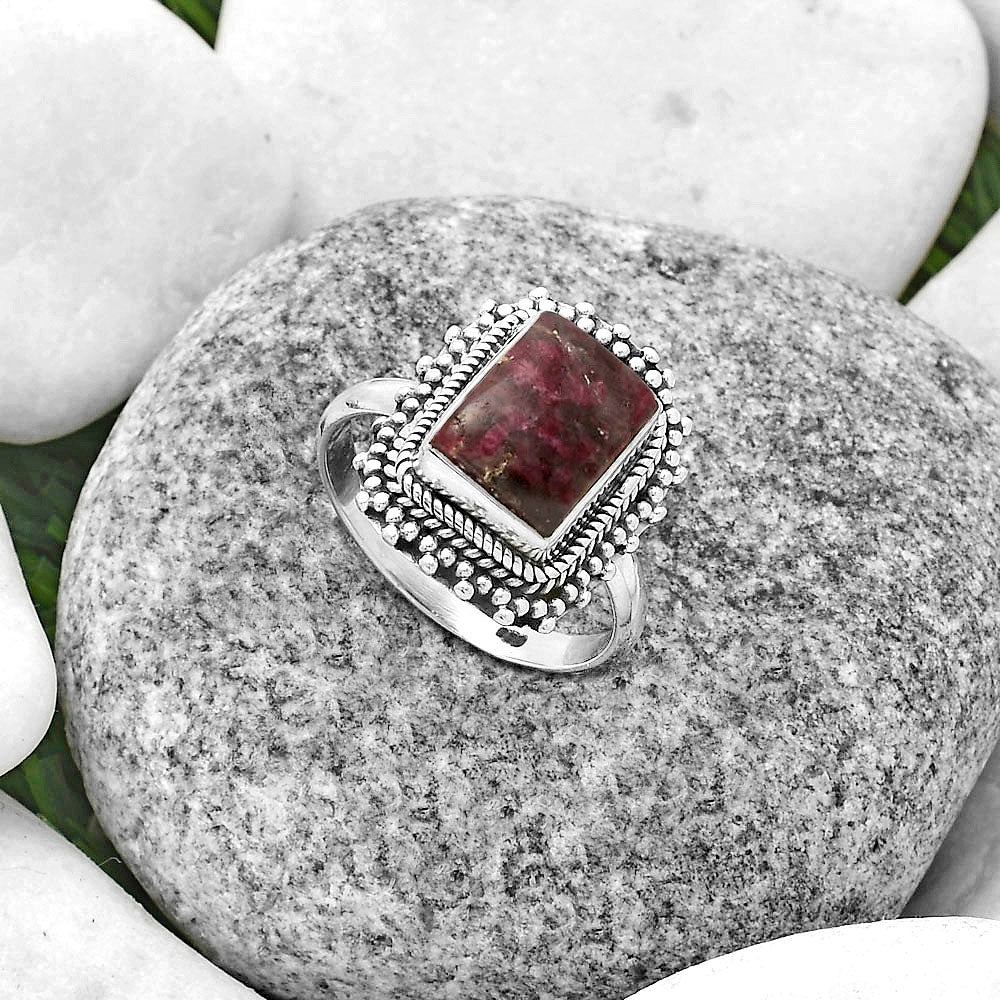 Natural Tourmaline Quartz Ring size-8 R-1332 SDR176646