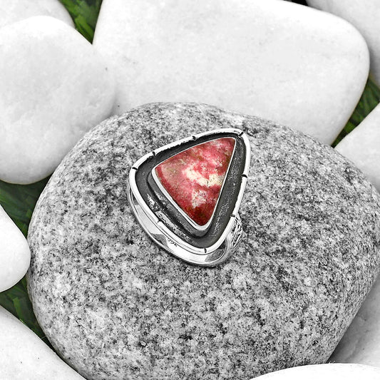 Natural Pink Thulite - Norway Ring size-6.5 R-1688 SDR176684