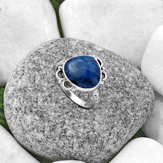 Blue Fire Labradorite - Madagascar Ring size-8.5 R-1103 SDR176827