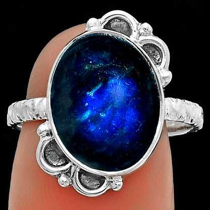 Blue Fire Labradorite - Madagascar Ring size-8 R-1103 SDR176831