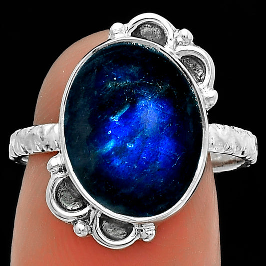Blue Fire Labradorite - Madagascar Ring size-8 R-1103 SDR176831