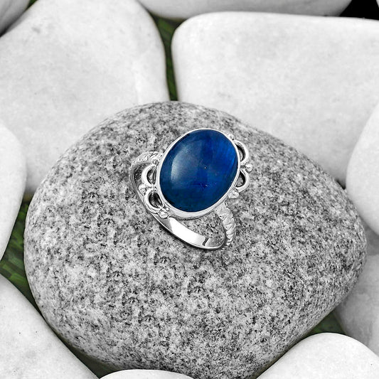 Blue Fire Labradorite - Madagascar Ring size-8 R-1103 SDR176839