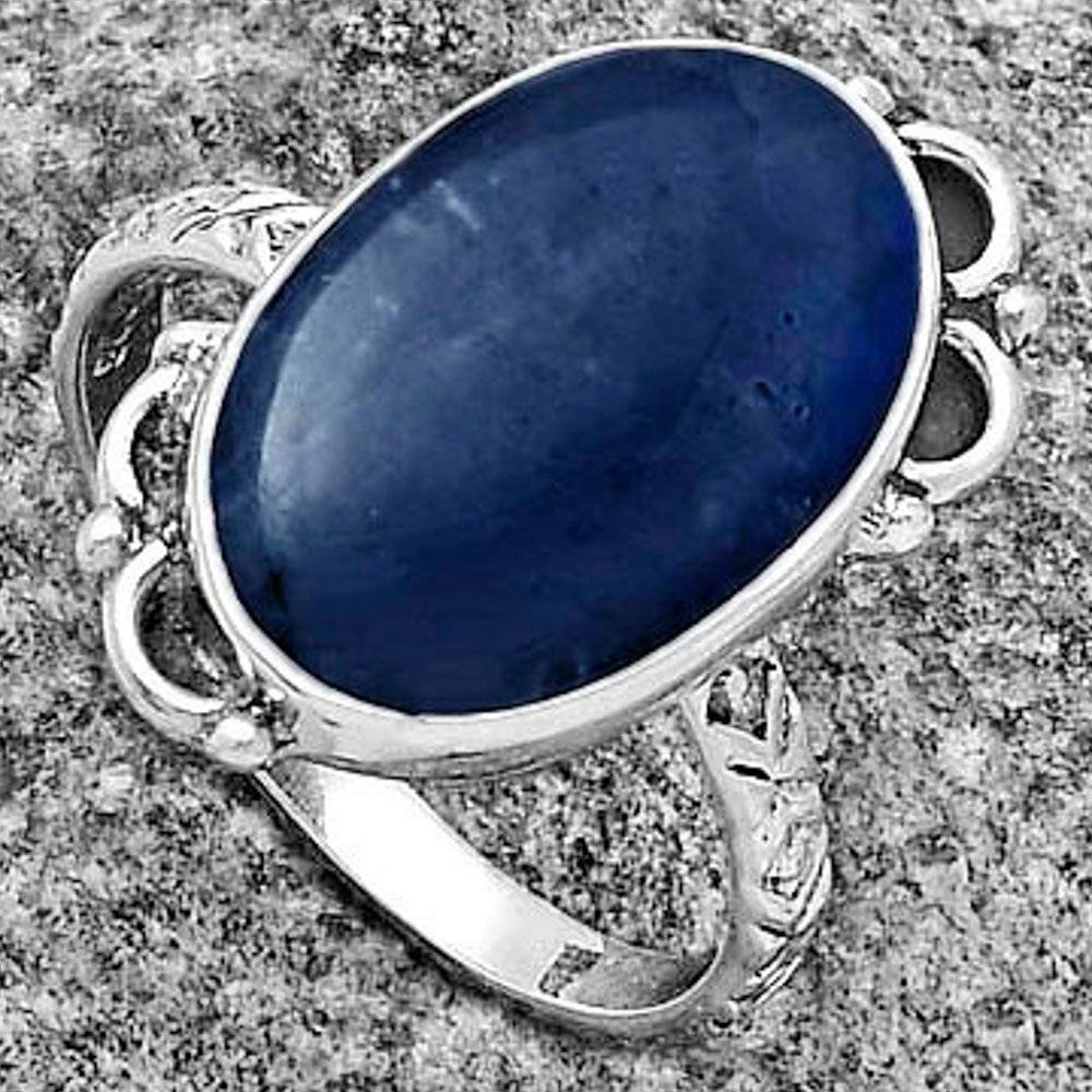 Blue Fire Labradorite - Madagascar Ring size-8.5 R-1103 SDR176848