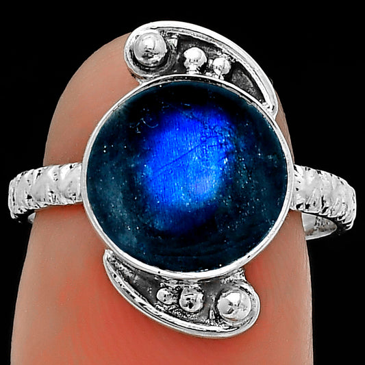Blue Fire Labradorite - Madagascar Ring size-7.5 R-1160 SDR176862